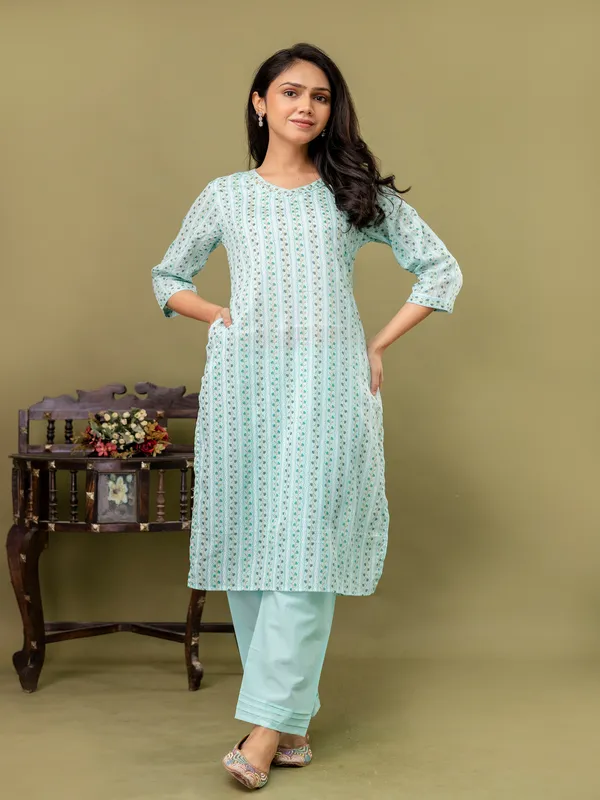 Blue_Straight_Cotton_Printed_Kurta_With_Pant_And_Dupatta_Women_And_Girls