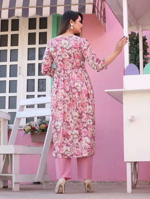 Peach_Alia_Cut_Rayon_Printd_Embroiderd_Kurta_With_Pant_And_Dupatta_Women_And_Girls