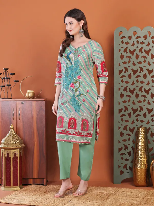 Pista_Green_Straight_Cotton_Printed_Embellished_Kurta_With_Pant_And_Dupatta_Women_And_Girls
