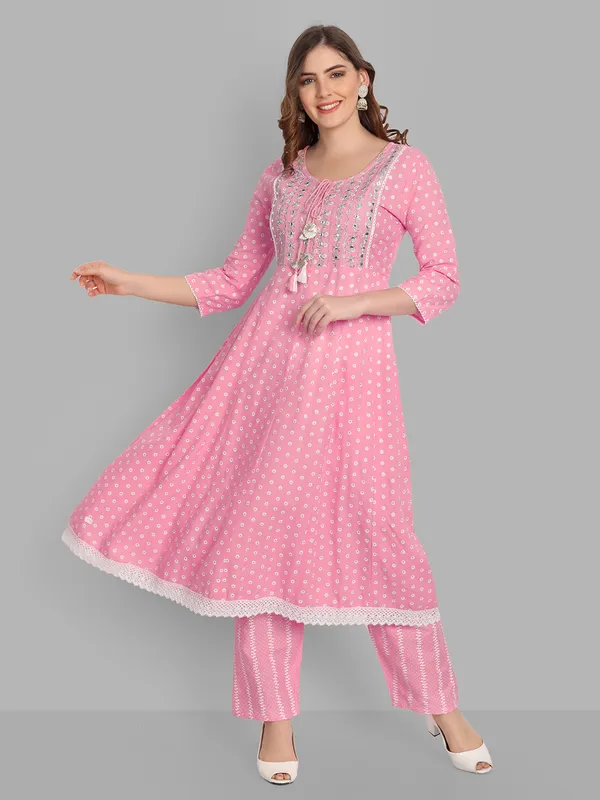 Pink_Anarkali_Rayon_Kurta_With_Pant_And_Dupatta_For_Women