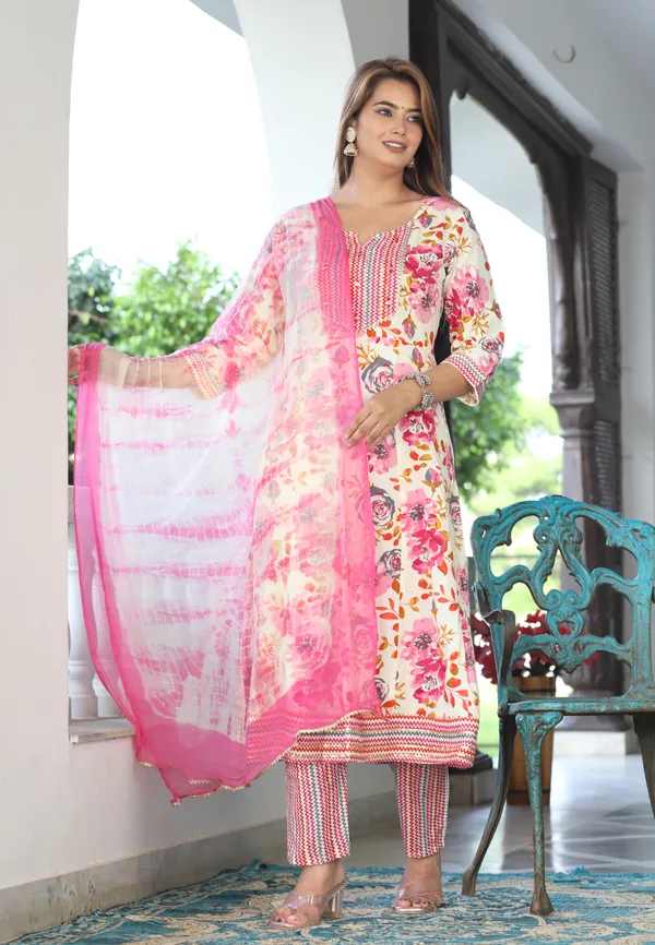 Multicolor_Anarkali_Rayon_Kurta_With_Pant_And_Dupatta_For_Women
