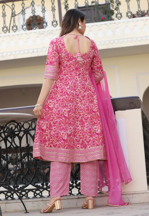 Pink_Anarkali_Rayon_Printd_Embroiderd_Kurta_With_Pant_And_Dupatta_Women_And_Girls