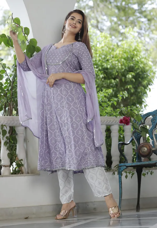 Lavender_Anarkali_Rayon_Printed_Embroidered_Kurta_With_Pant_And_Dupatta_For_Women