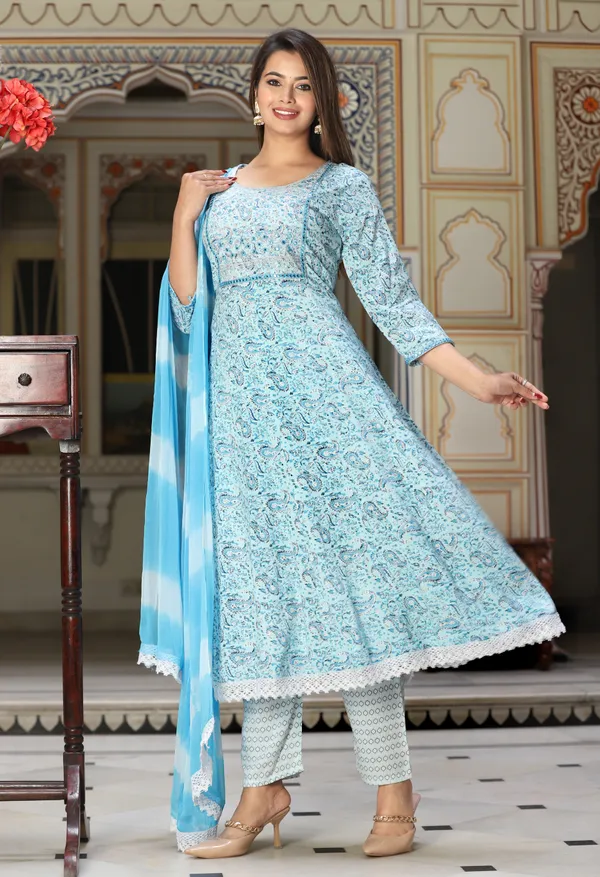 Aqua_Anarkali_Rayon_Printed_Embroidered_Kurta_With_Pant_And_Dupatta_For_Women