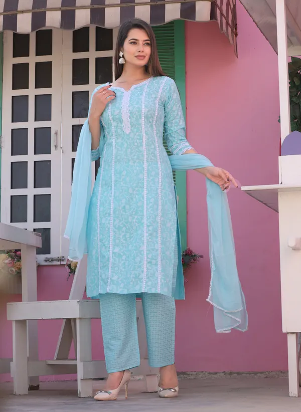 Aqua_Straight_Rayon_Printed_Kurta_With_Pant_And_Dupatta_Women_And_Girls
