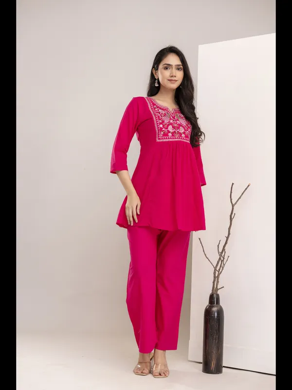 Pink_Solid_Embellished_Co-Ord_Set_For_Women