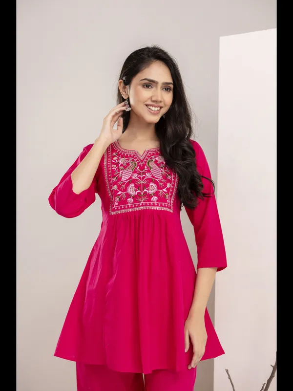 Pink_Solid_Embellished_Co-Ord_Set_For_Women