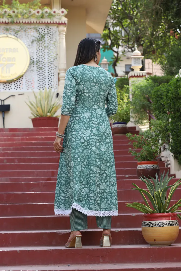 Green_Anarkali_Cotton_Printed_Embroidered_Kurta_With_Pant_Dupatta