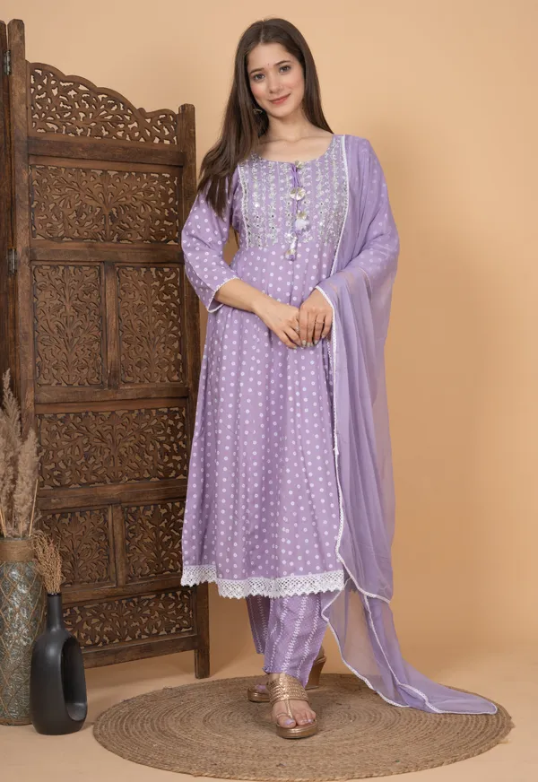Lavender_Anarkali_Rayon_Printed_Embroidered_Kurta_With_Pant_And_Dupatta_For_Women