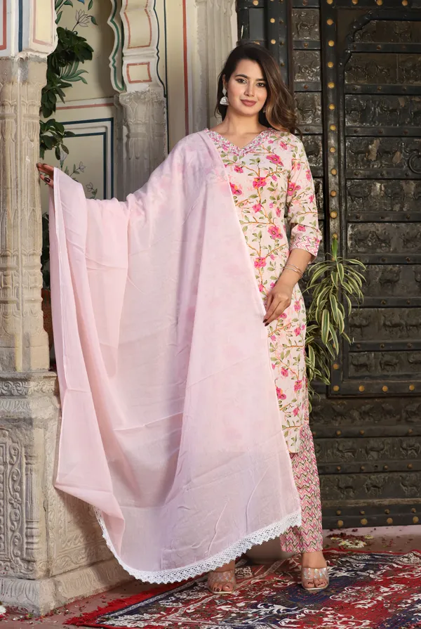 Pink_Straight_Cotton_Printed_Embroidered_Kurta_With_Pant_And_Dupatta