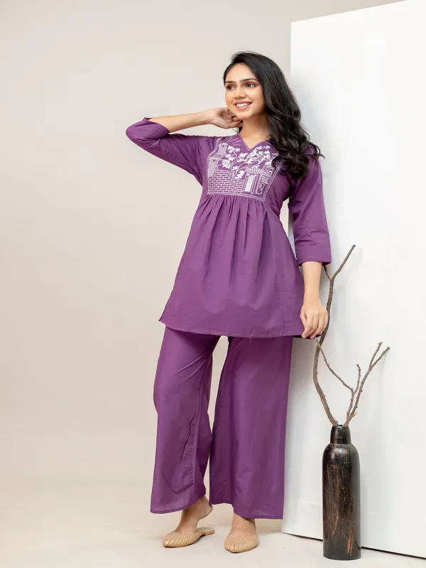 Purple_Solid_Embellished_Co-Ord_Set_For_Women