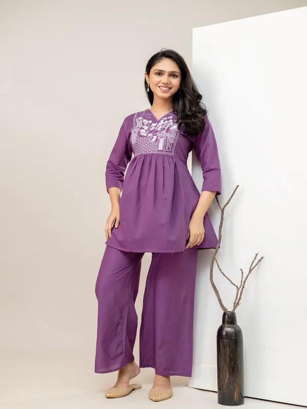 Purple_Solid_Embellished_Co-Ord_Set_For_Women