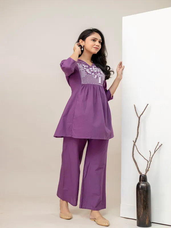 Purple_Solid_Embellished_Co-Ord_Set_For_Women
