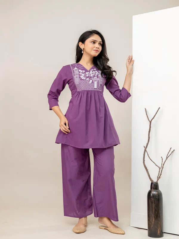 Purple_Solid_Embellished_Co-Ord_Set_For_Women