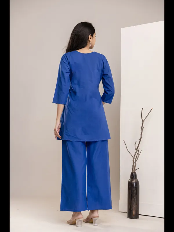 Blue_Solid_Embellished_Co-Ord_Set_For_Women