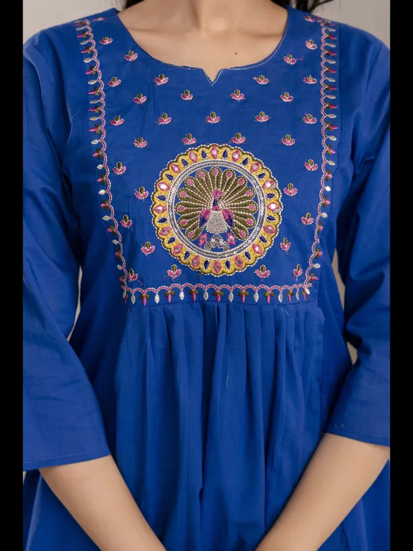 Blue_Solid_Embellished_Co-Ord_Set_For_Women