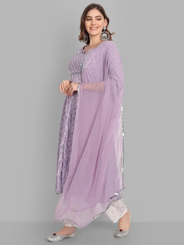 Lavender_Anarkali_Rayon_Printed_Embroidered_Kurta_With_Pant_And_Dupatta_For_Women