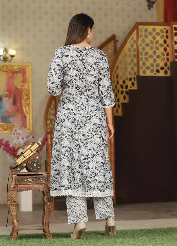 Grey_Anarkali_Cotton_Printed_Embroidered_Kurta_With_Pant_Dupatta