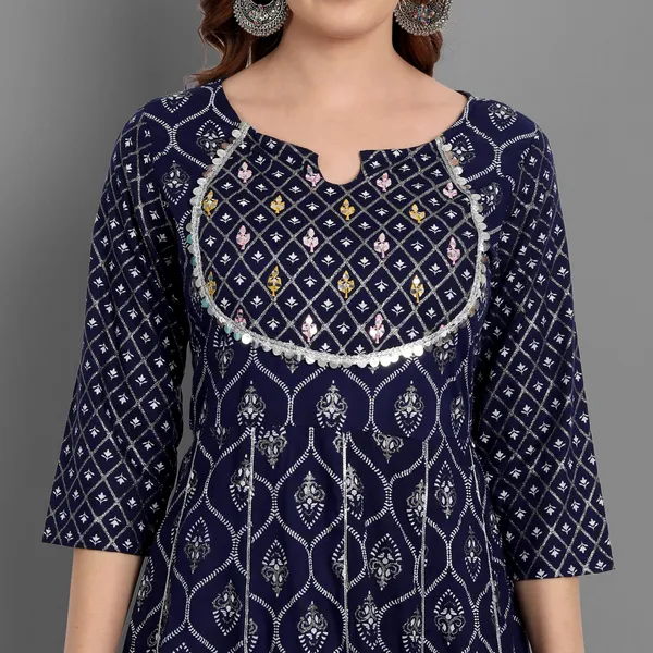 Blue_Anarkali_Rayon_Printed_Embroidered_Kurta_With_Pant_And_Dupatta_For_Women