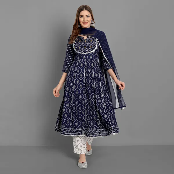 Blue_Anarkali_Rayon_Printed_Embroidered_Kurta_With_Pant_And_Dupatta_For_Women