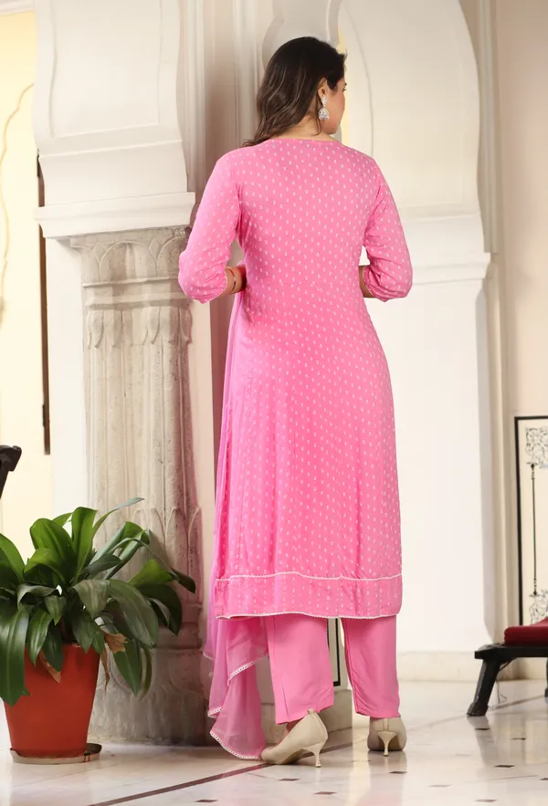 Pink_Anarkali_Rayon_Kurta_With_Pant_And_Dupatta_For_Women