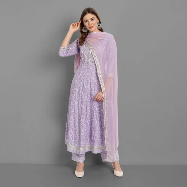 Lavender_Anarkali_Rayon_Printed_Embroidered_Kurta_With_Pant_And_Dupatta_For_Women