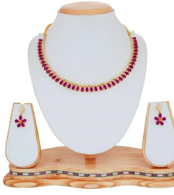Gold_&_Pink_Necklace_Set_for_Women_|_Premium_Alloy_Necklace_for_Everyday_Use