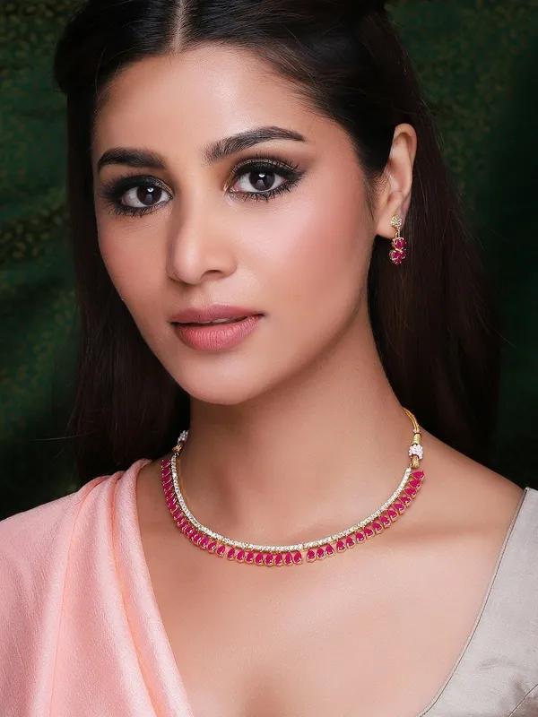 Gold_&_Pink_Necklace_Set_for_Women_|_Premium_Alloy_Necklace_for_Everyday_Use