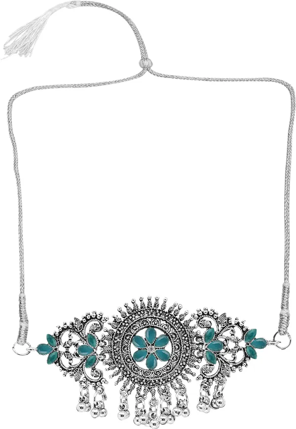 Silver_&_Green_Necklace_Set_for_Women_|_Premium_Alloy_Necklace_for_Everyday_Use