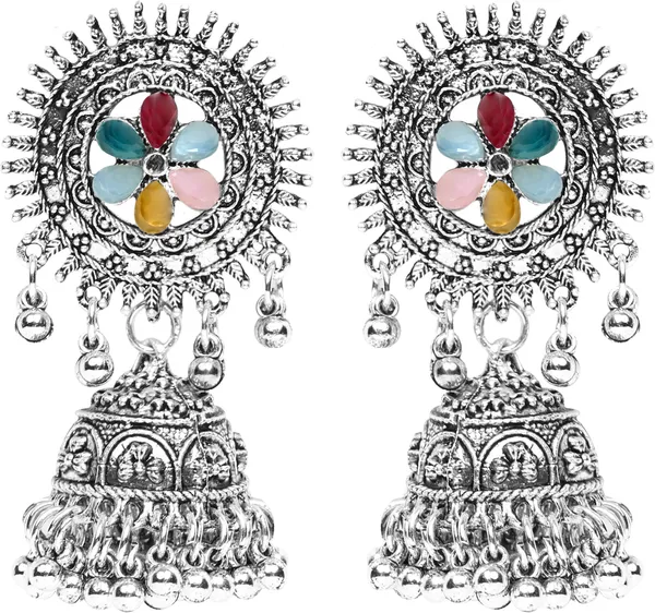 Silver_&_Multicolor_Necklace_Set_for_Women_|_Premium_Oxidised_Silver_Necklace_for_Everyday_Use