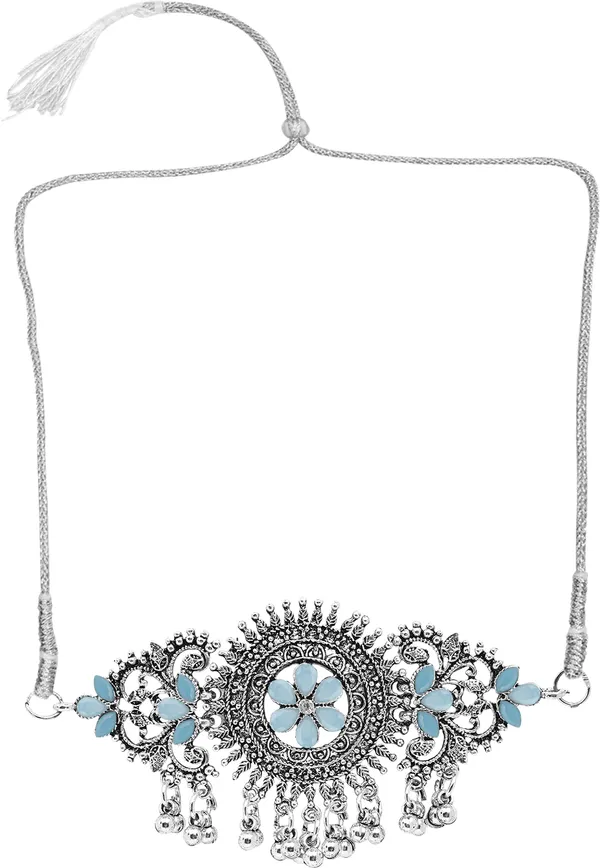 Silver_&_Blue_Necklace_Set_for_Women_|_Premium_Oxidised_Silver_Necklace_for_Everyday_Use