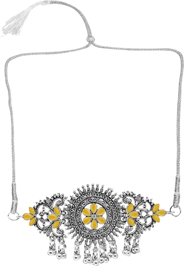 Silver_&_Yellow_Necklace_Set_for_Women_|_Premium_Oxidised_Silver_Necklace_for_Everyday_Use