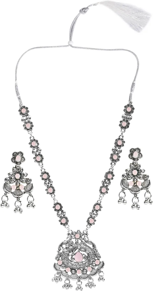 Pink_&_Silver_Necklace_Set_for_Women_|_Premium_Oxidised_Silver_Necklace_for_Everyday_Use