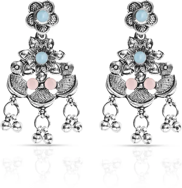Beige_&_Silver_&_Pink_Necklace_Set_for_Women_|_Premium_Oxidised_Silver_Necklace_for_Everyday_Use