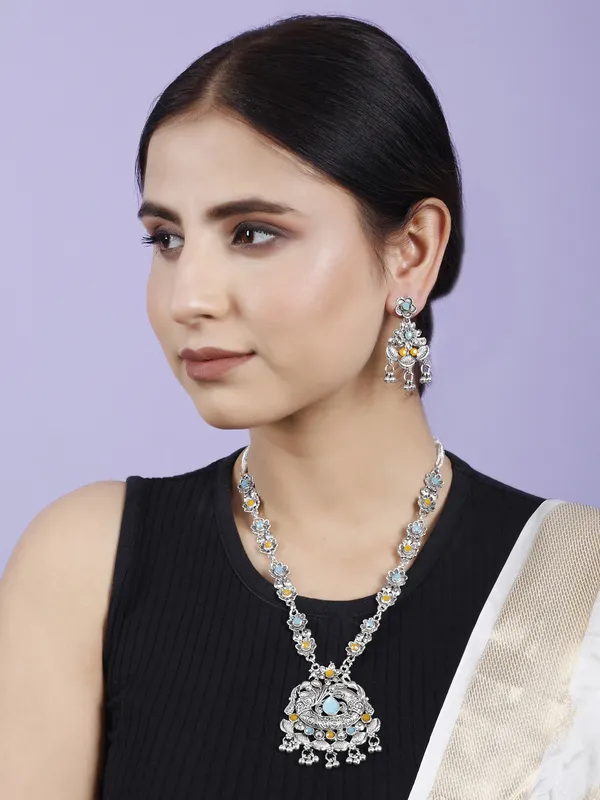 Yellow_&_Blue_&_Silver_Necklace_Set_for_Women_|_Premium_Oxidised_Silver_Necklace_for_Everyday_Use