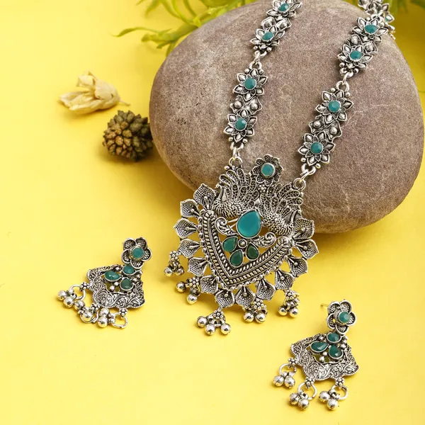 Green_&_Silver_Necklace_Set_for_Women_|_Premium_Oxidised_Silver_Necklace_for_Everyday_Use