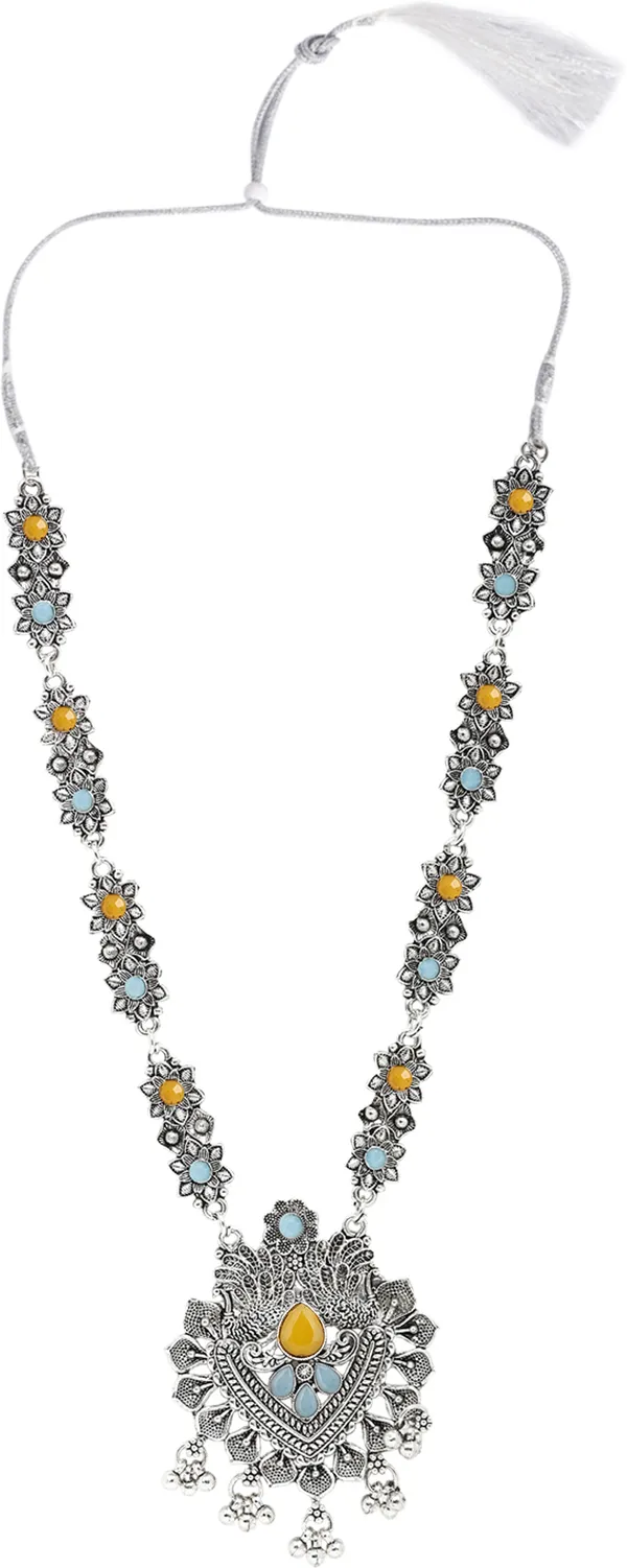 Silver_&_Blue_&_Yellow_Necklace_Set_for_Women_|_Premium_Oxidised_Silver_Necklace_for_Everyday_Use