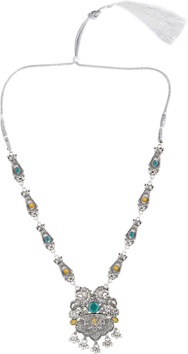 Yellow_&_Green_Necklace_Set_for_Women_|_Premium_Oxidised_Silver_Necklace_for_Everyday_Use