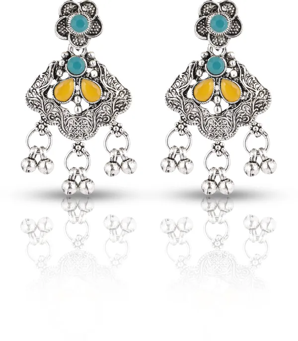 Yellow_&_Green_Necklace_Set_for_Women_|_Premium_Oxidised_Silver_Necklace_for_Everyday_Use