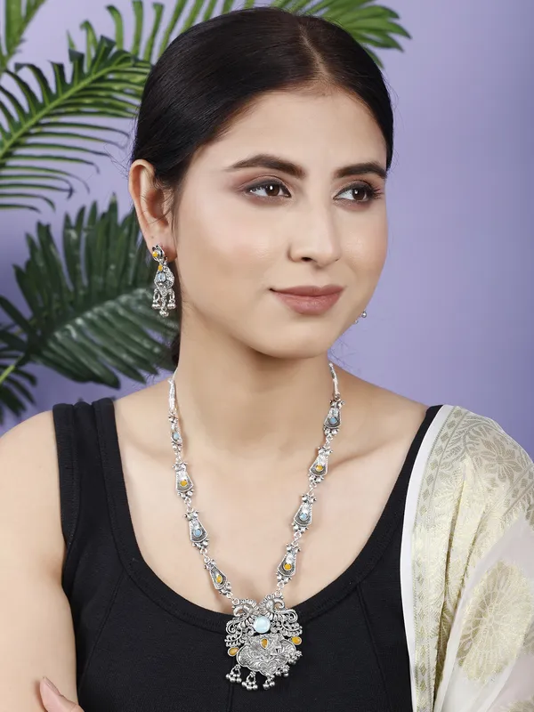 Yellow_&_Blue_Necklace_Set_for_Women_|_Premium_Oxidised_Silver_Necklace_for_Everyday_Use