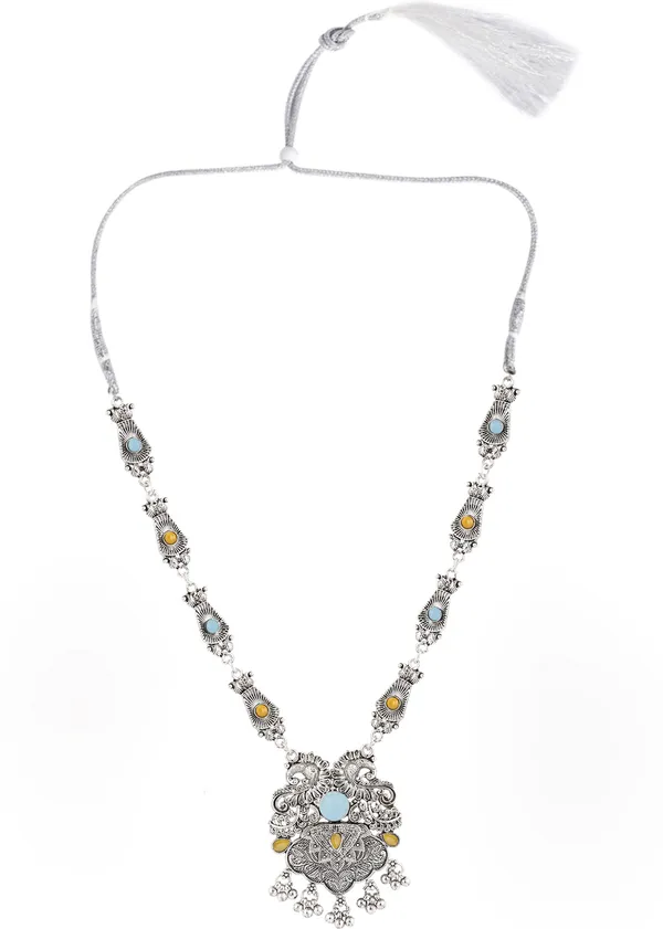 Yellow_&_Blue_Necklace_Set_for_Women_|_Premium_Oxidised_Silver_Necklace_for_Everyday_Use