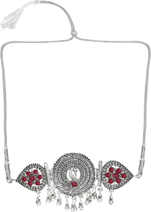 Maroon_Necklace_Set_for_Women_|_Premium_Oxidised_Silver_Necklace_for_Everyday_Use