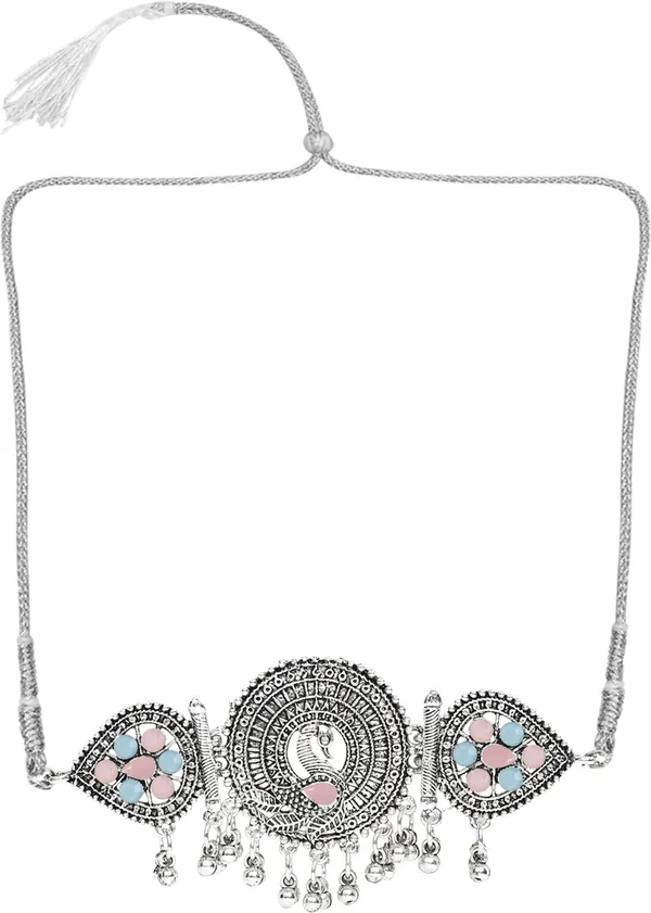 Blue_&_Pink_Necklace_Set_for_Women_|_Premium_Oxidised_Silver_Necklace_for_Everyday_Use