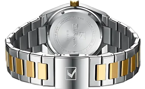 CURREN_Two-Tone_Strap_with_Green_Dial