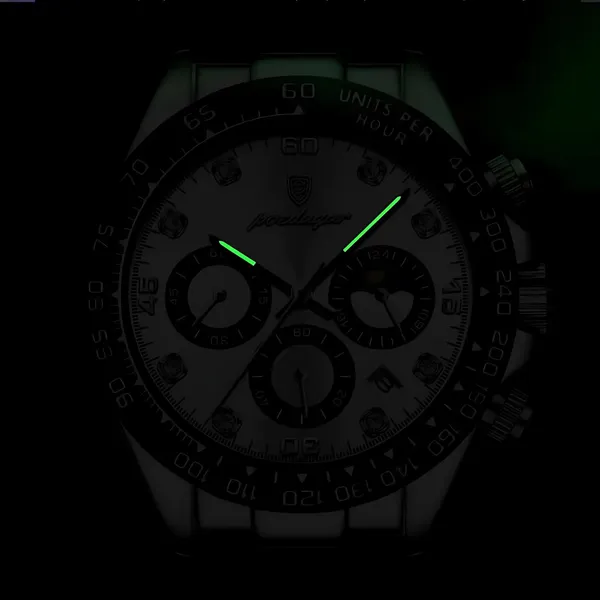 Luxury_Silver_&_Black_Chronograph_Silicone_Strap_With_Seiko_Movement