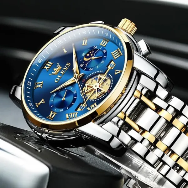 Blue_Gold_Analog_Quartz_Watch_For_Men