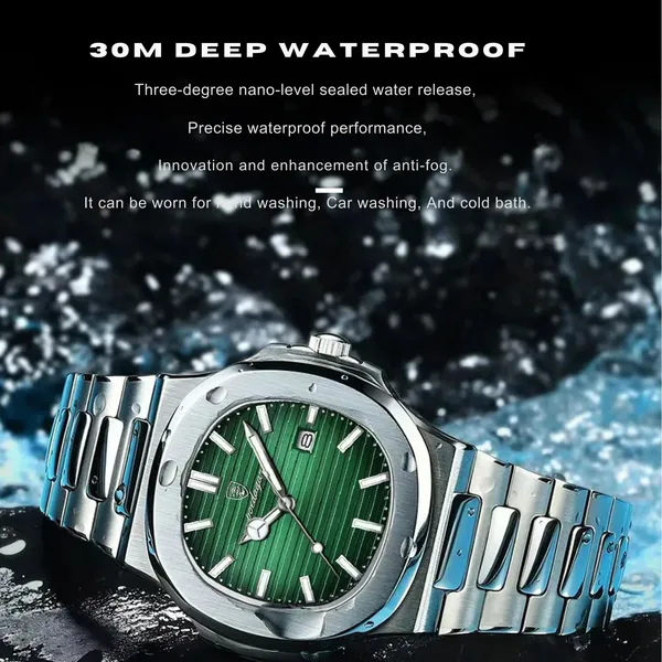 Silver_&_Green_Luxury_Quartz_Sports_Watch_For_Men