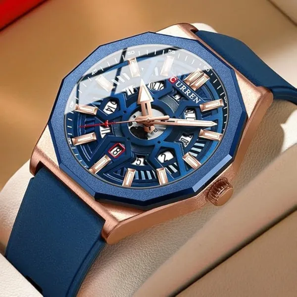 Blue_Quartz_Waterproof_Watch_With_Rubber_Strap_For_Men