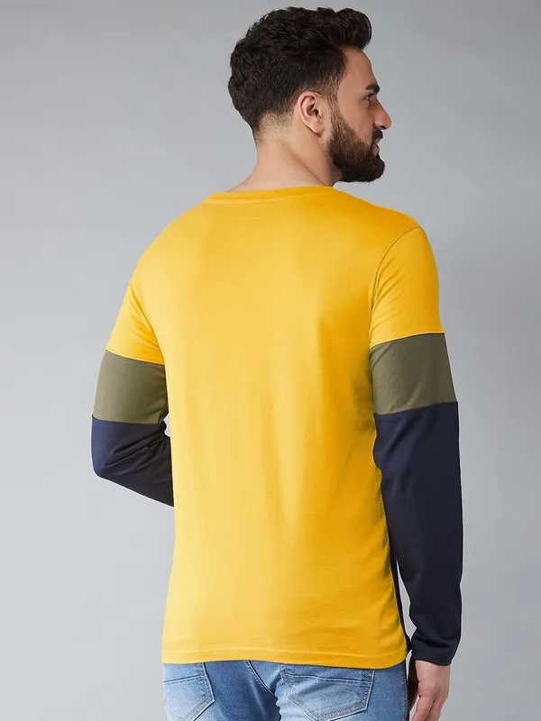 Multicolor_Solid_Men_Round_Neck_Multicolor_T-Shirt