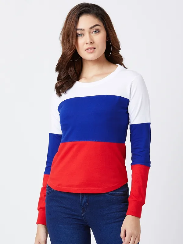 Striped_Couple_Round_Neck_Multicolor_T-Shirt